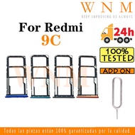 For Redmi 9C Sim Card Tray Sim Card Slot Holder Card Holder Reader SD Slot Adapter Replacement Part