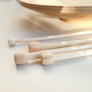 Manzige Scarf Sweater Single-Headed Needle 33cm Two Pieces Hand Knitting Tools Knitting Yarn Bamboo 