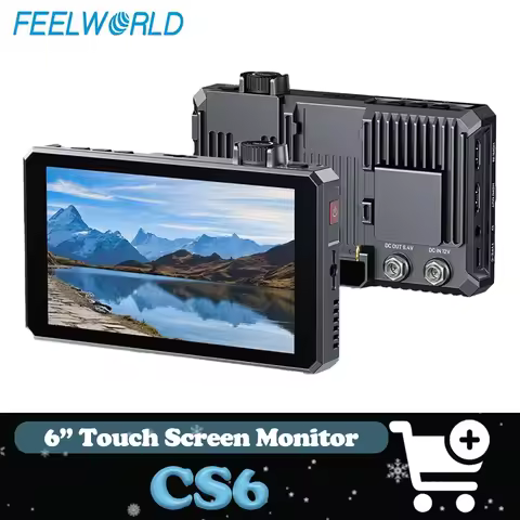Feelworld SC6 1920*1080 Touch Screen Monitor 1500nit 6" FHD Field Monitor for Filmmaking Video Recor