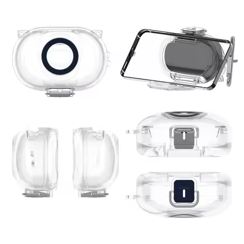 Protective Cover for Anker Soundcore Space A40 TPU Foldable Stand Carabiner Clip Dustproof Case