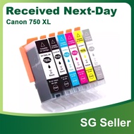 Canon 750 Cartridge 750XL Ink Cartridge Compatible for Canon MG5470 IP8770 IP7270 IX6870 IX6770 MG75