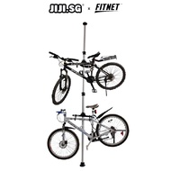 (JIJI.SG x FITNET) Dual Bike Rack - Bicycle / Storage / Rack / Bike Rack / Bicycle standing rack holder / Bicycle Stand