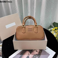 WZVMZ Store MIU Boston Shoulder Crossbody Bag | Stylish Womens Portable Briefcase | Small Square Bag for Autumn &amp; Winter 2023 | Made in Malaysia