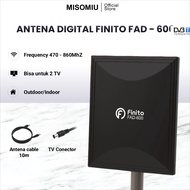 Antena Digital Finito FAD-600 / Bisa 2 Tv Sekaligus / Antena Outdoor Indoor