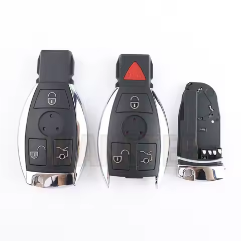 3 4 Bottons Car Key Fob Case Shell Housing for Mercedes Benz CL SLk CLK C E S Class BGA NEC Dual/Two