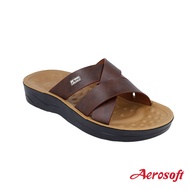 Aerosoft (แอโร่ซอฟ) รองเท้าแตะผู้ชาย แบบสวม เพื่อสุขภาพ รุ่น SM3035