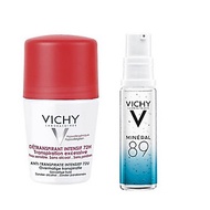 Combo Lăn Khử Mùi Giúp Khô Thoáng Vùng Da Dưới Cánh Tay 72h Vichy Detransprirant Intensif 72h Transp