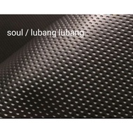 Leather plain soul pattern motorcycle seat cover with wide hole 47x96