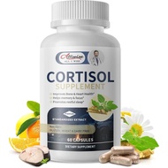 Alliwise Cortisol Support Supplement Capsules | Cortisol Supplements for Women & Men,Cortisol Reduce