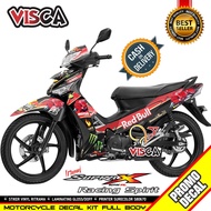 Decal Supra X 125 R Modif Keren Stiker Supra X 125 R Full Body Striping Supra X 125 R Variasi Keren