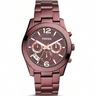 Brown Stainless Steel Three-Eye Multi-Function Day And Date Business Casual Quartz Watch Water-Resis