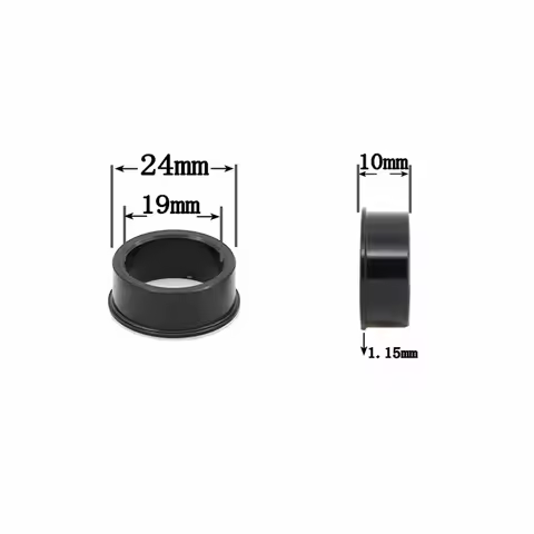 Bike Bicycle Bottom Bracket Adaptor Shim Aluminium Alloy For-0To-SRAM GXP 24 To 22/19mm For-SRAM FSA