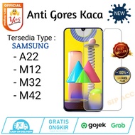 SAMSUNG A22 M12 M32 M42 TEMPERED GLASS ANTI-SCRATCH BENING SCREEN PROTECTOR