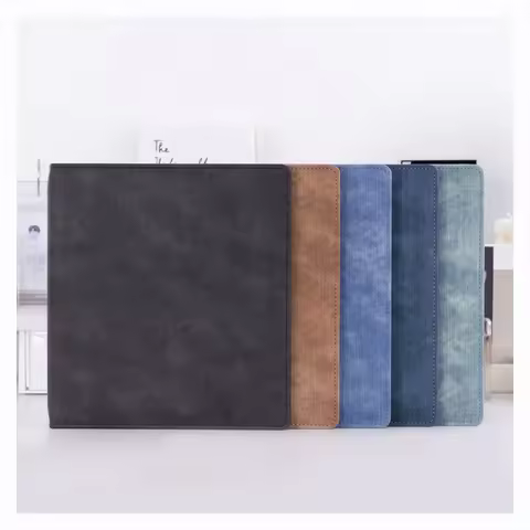 A5 3 Ring PU Leather Binder Kpop Photo Album Refill Pocket 1/2/4/6 3 Inch Photocard Sleeves PVC Free