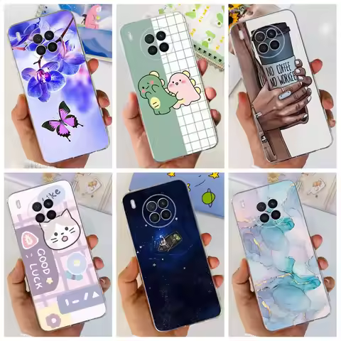 For Honor 50 Lite Case NTN-L22 NTN-LX1 NTN-LX3 Nova 8i Shockproof Bumper Fashion TPU Fundas For Huaw