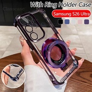 Clear Case For Samsung S26Ultra S25Ultra S25Fe S26 S26Plus S26/S25 Ultra A07 A17 A57 A37 Soft Edge C