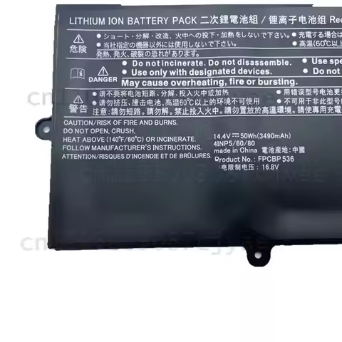 For Fujitsu LifeBook U937 U938 U939 E548 Laptop Battery FPB0340S FPCBP536 Li-ion Rechargeable