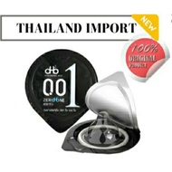 001 ZERO ONE Ultra Thin Hyaluronic Acid 1's Condom 1Pcs Per Pack Thailand Import 泰国进口 超薄 玻尿酸 避孕套 安全套