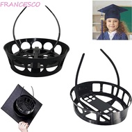 FRANCESCO Grad Cap Headband Insert, Adjustable Upgrade Secures Headband Insert, Black Don't Change Hair Secure Hairstyle Unisex Inside Graduation Cap Graduation