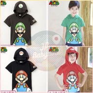 🇯🇵 Mario/Luigi/Yoshi連帽tee  日本童裝代購