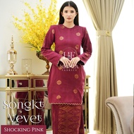 (Size XS to 2XL) Aaliyah Vevet(without selendang)|Baju Kurung|Baju Songket