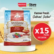 FARMER FRESH Oat Segera | Oatmeal Instant - (1kg X 15 Packs) x 1 Carton [Oat]