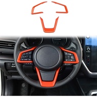 Steering Wheel Cover Trims for 2018-2024 Subaru Crosstrek Outback Legacy Accessories Steering Wheel 