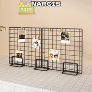 NARCIS Storage Rack, Grid Frame with Base Display Rack, Creative Metal Grid Desktop Stand For Grid P