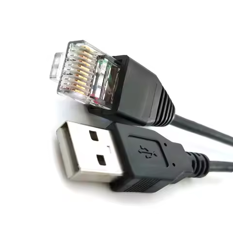 USB To RJ50 Console Cable AP9827 For APC Smart UPS 940-0127B 940-127C 940-0127E With Molded Strain R