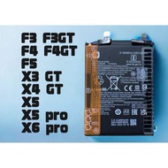 battery for POCO F3/F3 GT/F4/F4GT/F5pro/F6pro/X3/X4GT/X5pro X6pro M6 pro battery