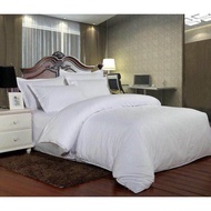 "proyu" 100% COTTON 7 IN 1 HOTEL STYLE (1000 thread count)CADAR Fitted Bedsheet With Comforter (Queen/King)