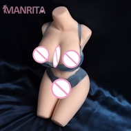 MANRITA 16kg TPE realistic male sex doll bust pussy anal sex doll erotic sex toy adul