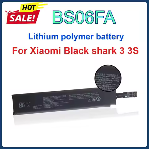 2Pcs/lot Zero-cycle BS06FA Battery For Xiaomi Black Shark 3 3S High Capacity Rechargeable Battery