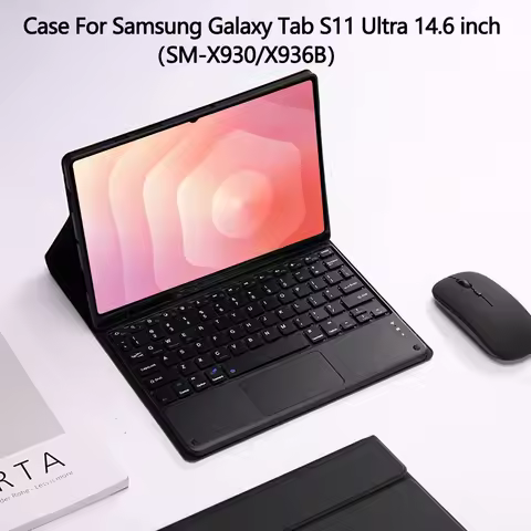 Tablet Case for 2025 Samsung Galaxy Tab S11 Ultra 14.6 lnch,Detachable Bluetooth Keyboard with Penci