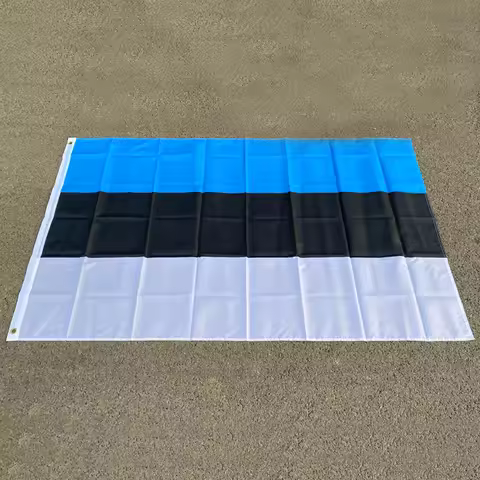 aerlxemrbrae flag Estonia flag Banner 90*150cm Hanging Estonia National flag