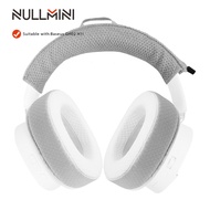 Nullmini Replacement Earpads for Baseus GH02 H1i Headphones Headband Cooling Gel Mesh White Ear Pads