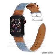 【牛仔錶帶】42mm/44mm Apple Watch Series 1~6 iWatch智慧手錶錶帶/經典扣式錶環/替換式/有附連接器-ZW