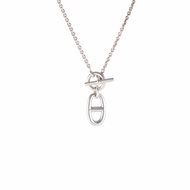 HERMES Chained‘Ancre豬鼻子項鏈AG925銀項鏈項鍊