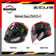 Zeus Helmet ZS-613 With Double Visor - Performance & Comfort