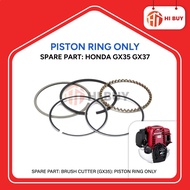 BRUSH CUTTER (GX35): PISTON RING ONLY (5PCS)39MM/ SPARE PART MESIN RUMPUT GX35 GX37 HONDA VIPRO DINY