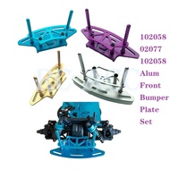 RC Car 102037 02077 102058 Alum Front Bumper Plate Set For 1/10 HSP 94101 94102 94122 94103 94103Pro