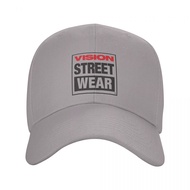 New Available VISION STREET WEAR Baseball Cap Men Women Fashion Polyester Solid Color Curved Brim Hat Unisex Golf Runnin