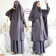 TERLARIS SETELAN GAMIS CADAR VABIOLA FRENCH KHIMAR SYARI WOLFIS TEBAL