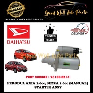 PERODUA AXIA 1.0cc, BEZZA 1.0cc (MANUAL) STARTER ASSEMBLY DAIHATSU (28100-BZ141)