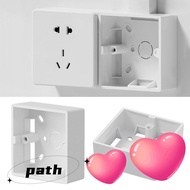 PATH Switch Socket Box Universal On-Wall Mount Switch And Socket Apply Wall Surface Junction Box