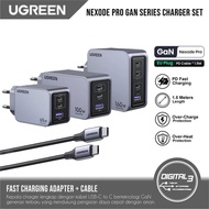 Ugreen Charger Adapter GaN Nexode Pro Series 65W 100W 160W SET Cable Type-C PPS PD Fast Charging