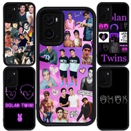 Case for OPPO A57 A96 A57e A77s A76 A36 A57s A77 Black Silicone M-120 The Dolan Twins