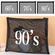 Hot Tas kosmetik Mesh Cosmetic Bag Travel Storage Makeup Bags Tas tangan Portable storage bag Years 