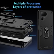 Casing for Tecno Pova Curve 2 5G PovaCurve2 LK7K Phone Case Car Magnetic Ring Holder Bracket Armor S