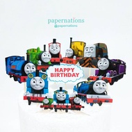 Thomas & Friends Cupcake Topper Thomas Train/ Topper Thomas Train Cake Topper Train/ Topper